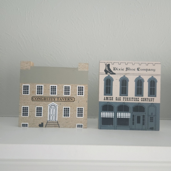 Vintage The Cats Meow Series V Mini Houses- Bundle Of 10 - Picture 3 of 6